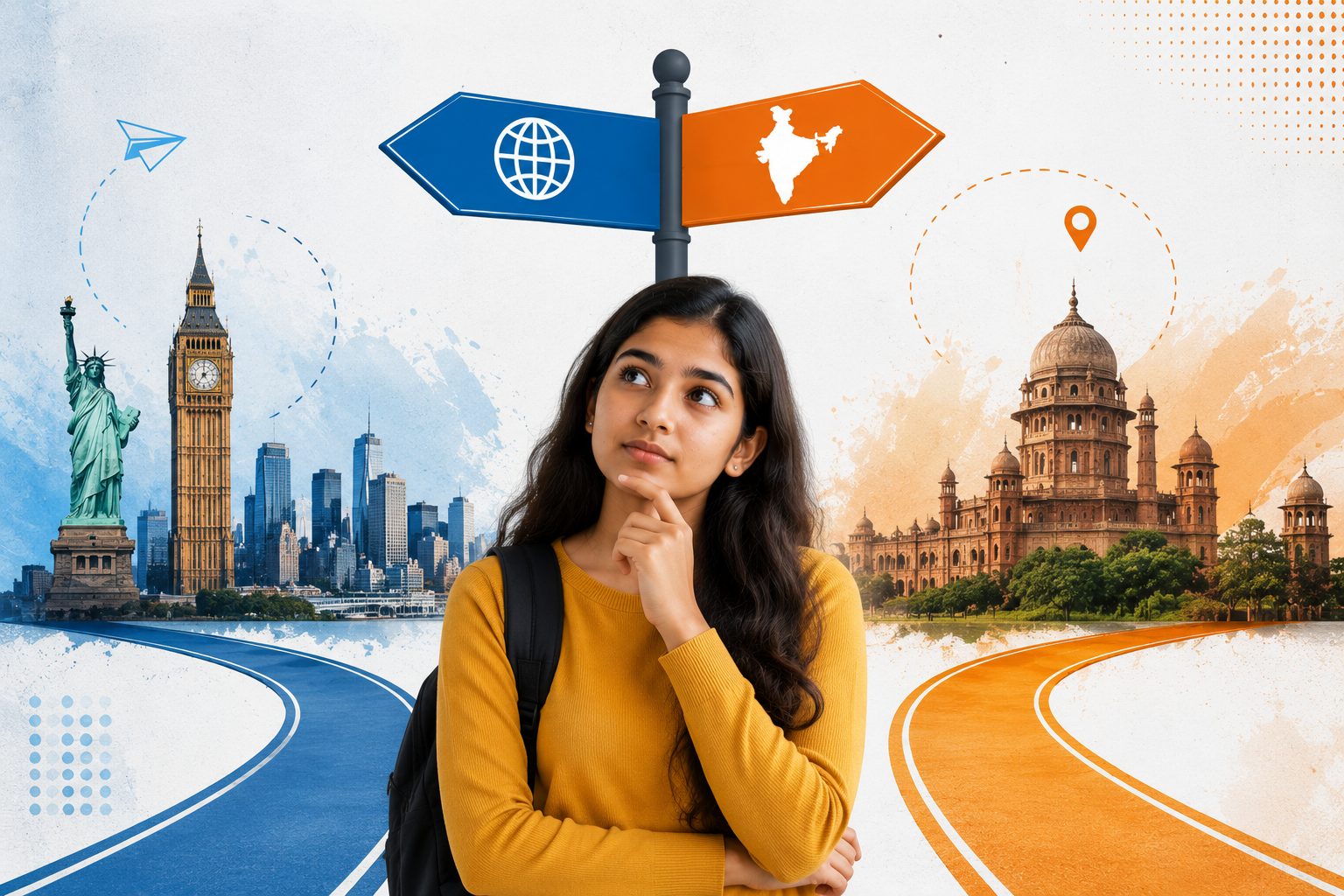 Study abroad vs study in India