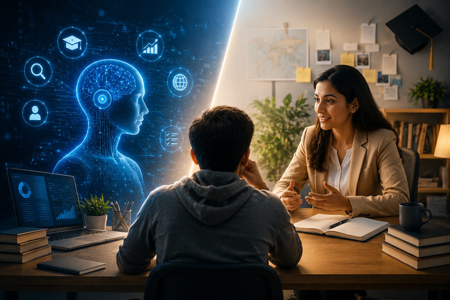 AI vs Human Career Counselling