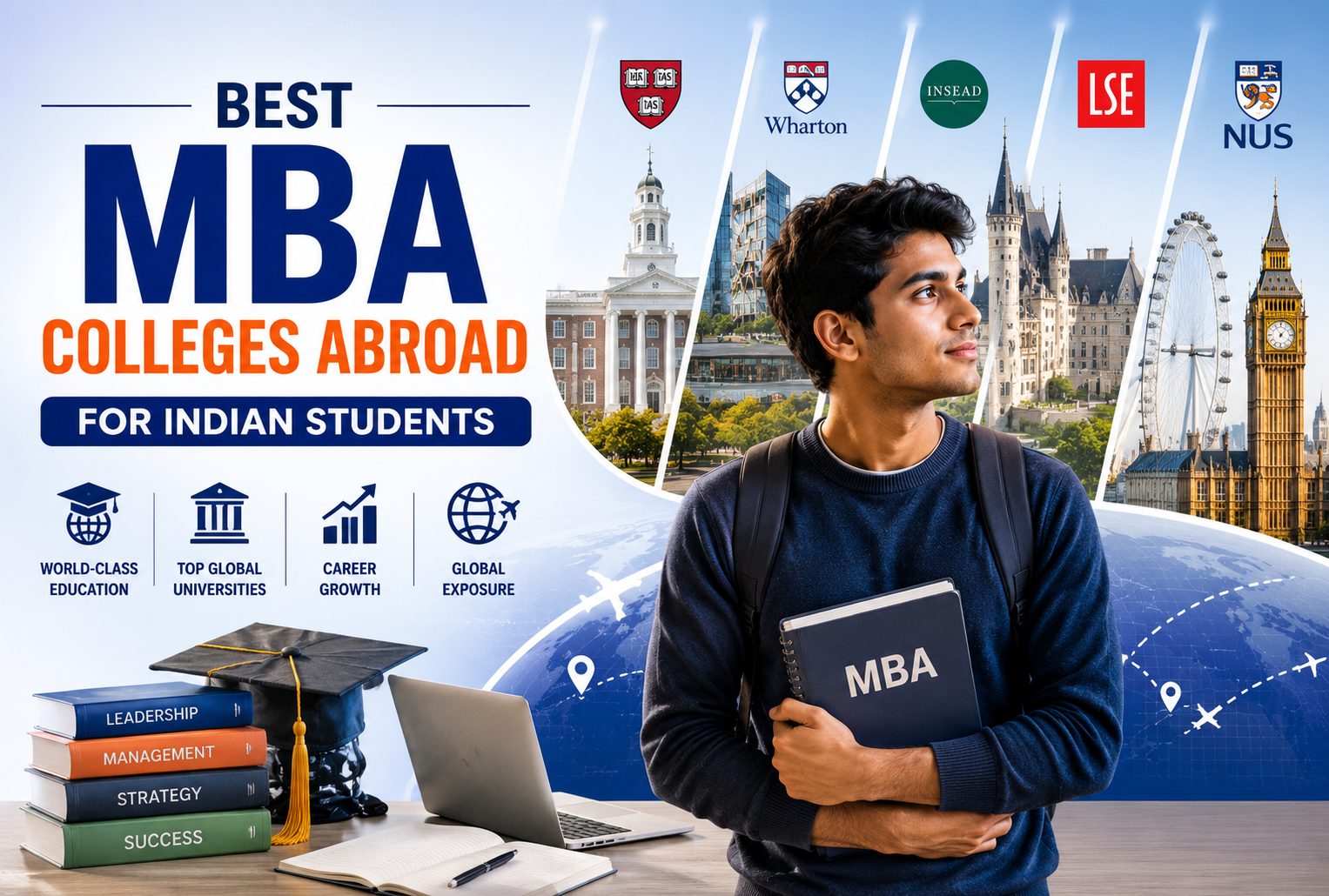 Best MBA Colleges Abroad for Indian Students