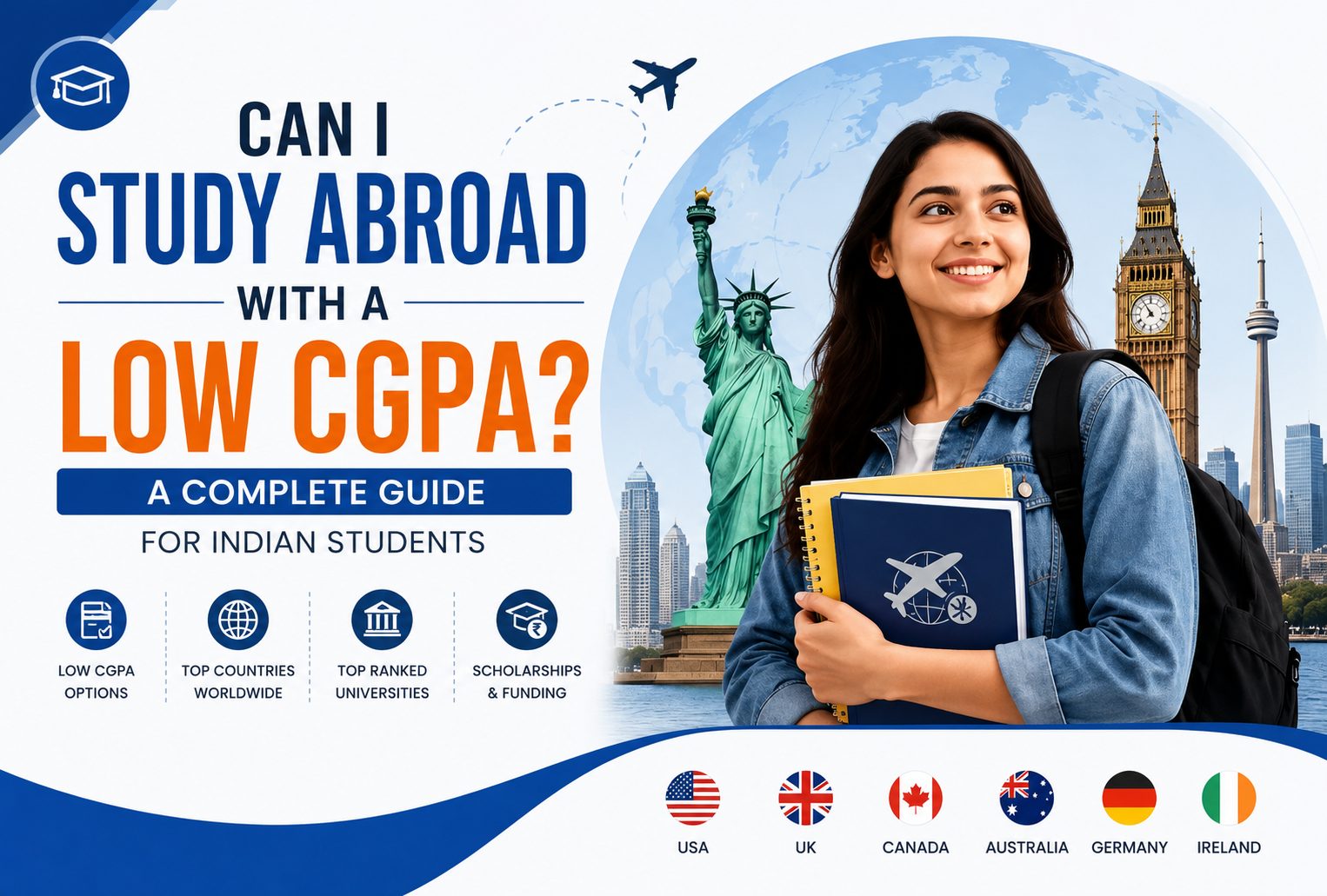 Can I Study Abroad With a Low CGPA